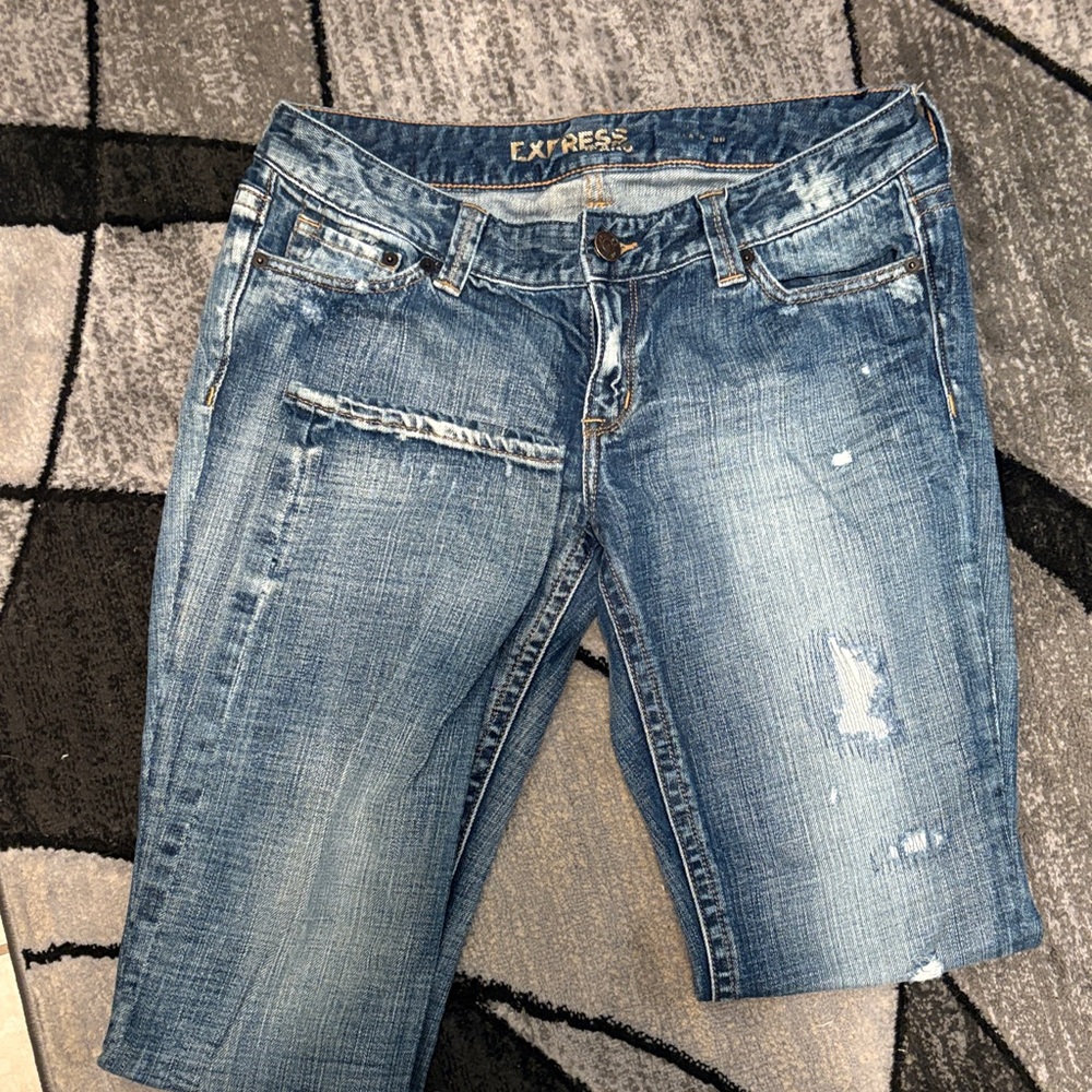 Express vintage straight leg jeans